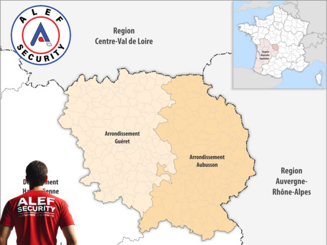 Entreprise de sécurité Creuse (23)